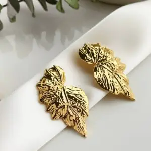 Leaf Gold earrings