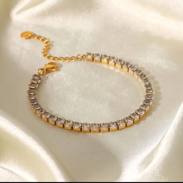 Dazzling Premium Crystal Zircon Bracelet - Alinora Jewels - Image 4
