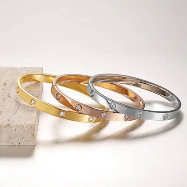 Iconic 18k Gold Plated Cartier Style Bracelet - Alinora Jewels
