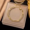 Double Layered Diamond Bracelet